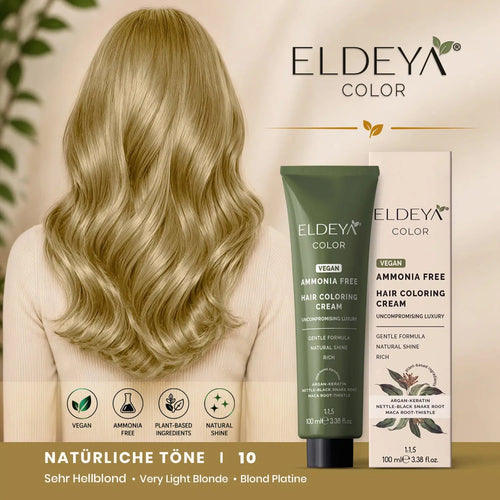 ELDEYA Haarfarbe 10 Sehr Hellblond - ELDEYAELDEYA Haarfarbe 10 Sehr Hellblond10 Sehr Hellblond