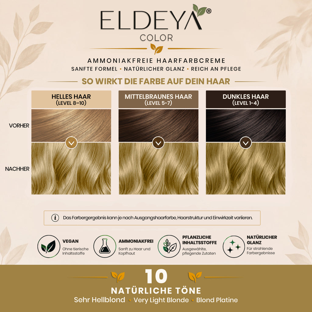 ELDEYA Coloration 10 Blond Très Clair