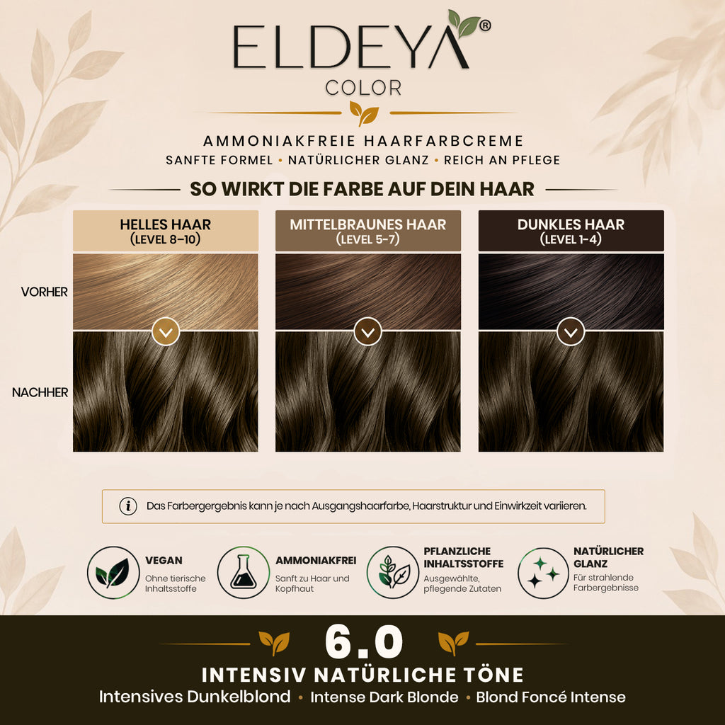 Coloration ELDEYA 6.0 Blond foncé intense